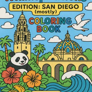 Whimspirations: Edition: San Diego (Mostly) (Coloring Book)