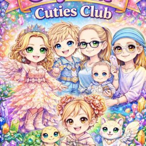 The Crystal Cuties Club Coloring Book