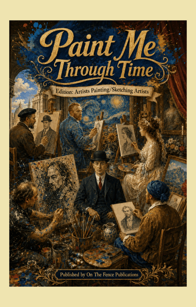ARTISTS + HISTORICAL FIGURES PAINTING/SKETCHING ONE ANOTHER + HISTORICAL FACTS